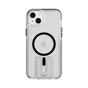 EvoCrystal Kick - Apple iPhone 15 Plus Case MagSafe Compatible - Clear Black