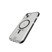 EvoCrystal Kick - Apple iPhone 15 Plus Case MagSafe Compatible - Clear Black