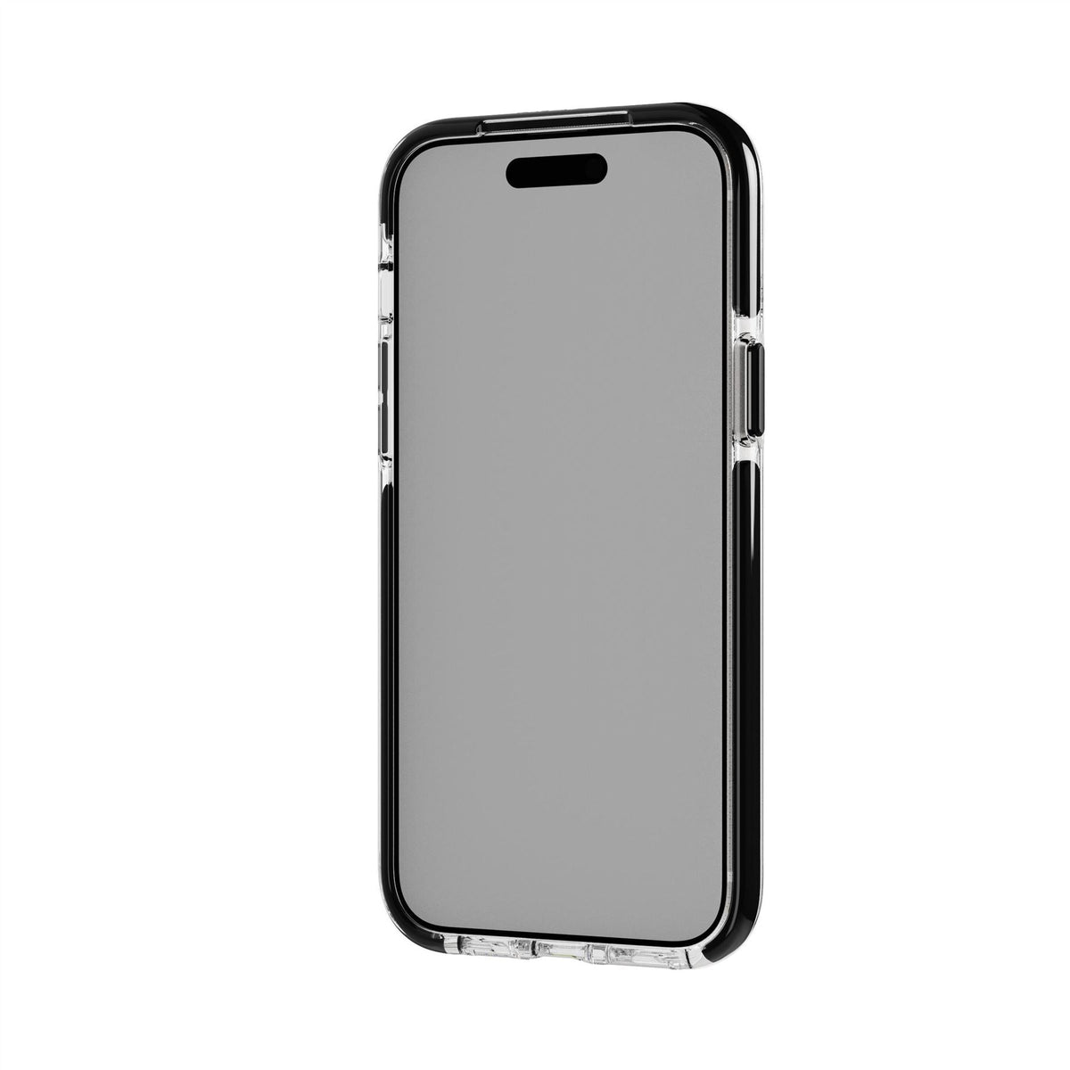 EvoCrystal Kick - Apple iPhone 15 Plus Case MagSafe Compatible - Clear Black