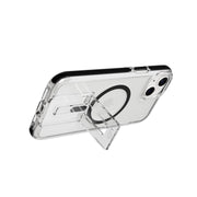 EvoCrystal Kick - Apple iPhone 15 Plus Case MagSafe Compatible - Clear Black