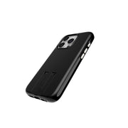 EvoCrystal Kick - Apple iPhone 15 Pro Case MagSafe Compatible - Obsidian Black