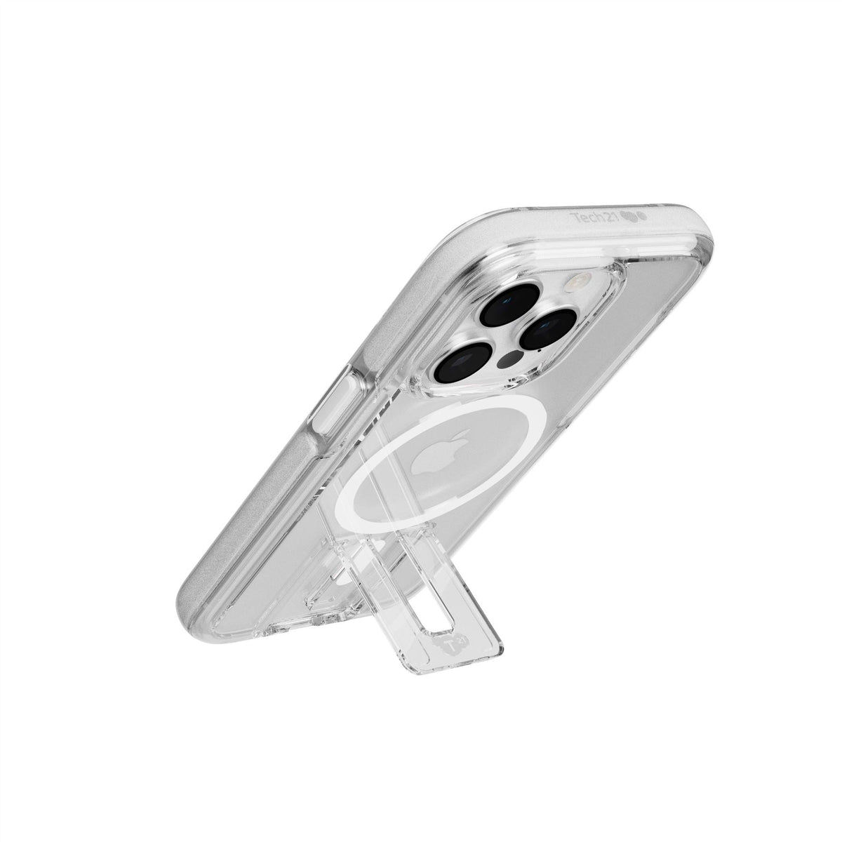 EvoCrystal Kick - Apple iPhone 15 Pro Case MagSafe Compatible - White