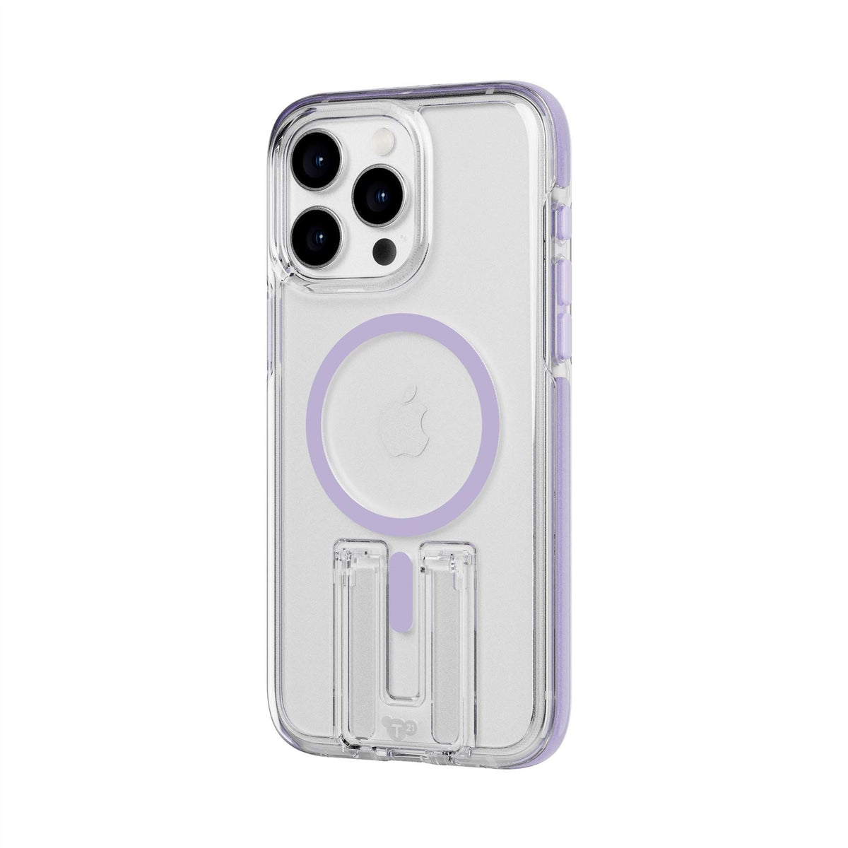 EvoCrystal Kick - Apple iPhone 15 Pro Max Case MagSafe Compatible - Lilac