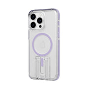 EvoCrystal Kick - Apple iPhone 15 Pro Max Case MagSafe Compatible - Lilac