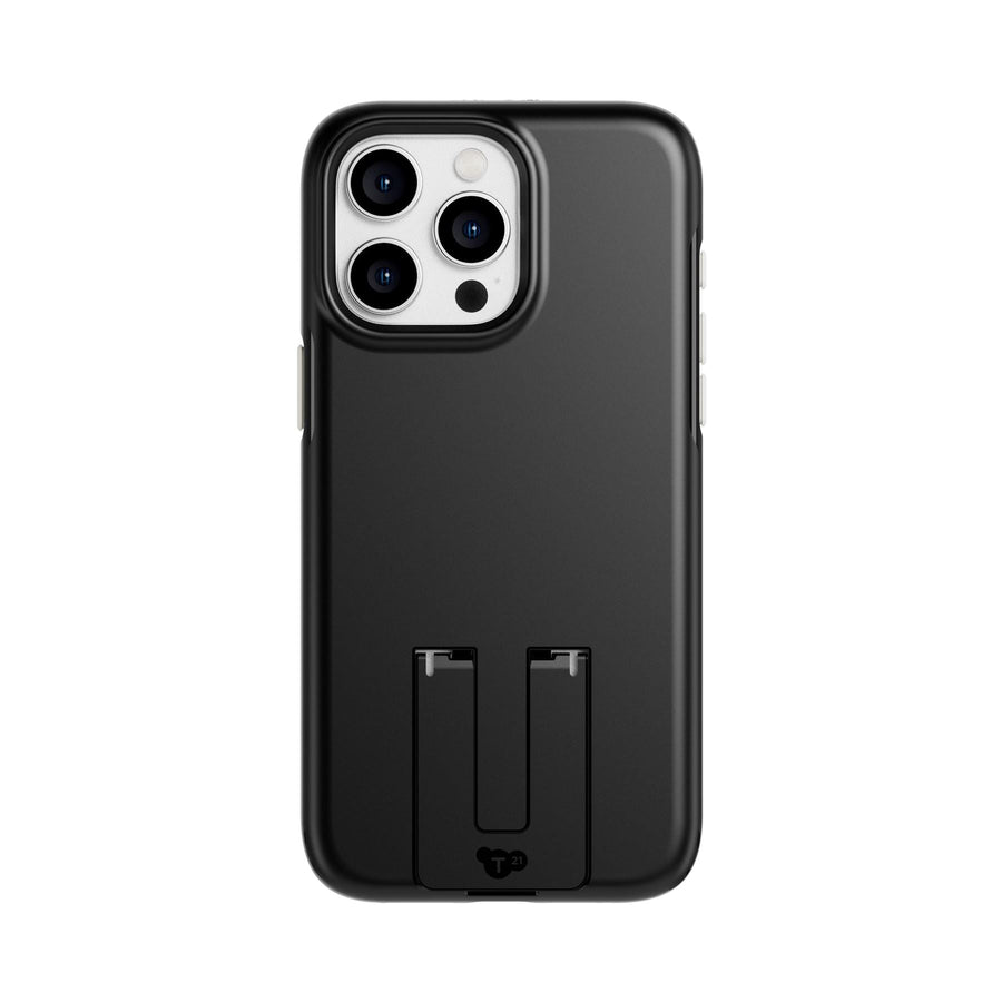 EvoCrystal Kick - Apple iPhone 15 Pro Max Case MagSafe Compatible - Obsidian Black
