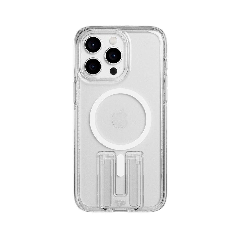 EvoCrystal Kick - Apple iPhone 15 Pro Max Case MagSafe Compatible - White