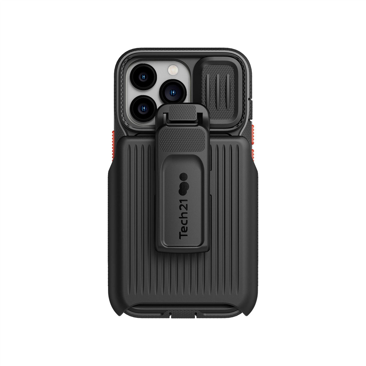 EvoMax - Apple iPhone 13 Pro Case with Holster - Off Black