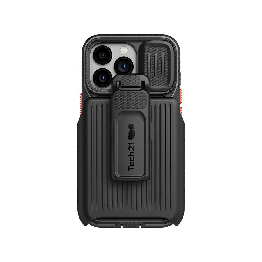 EvoMax - Apple iPhone 13 Pro Case with Holster - Off Black