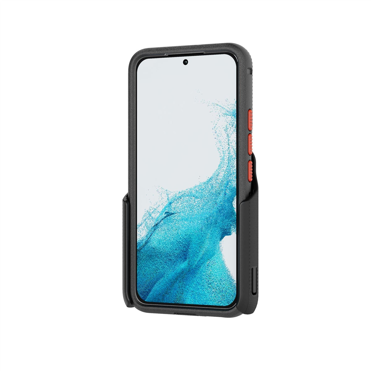 EvoMax - Samsung Galaxy S22 Case with Holster - Black
