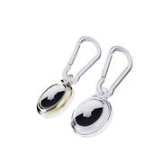 EvoPop - Apple AirTag Case Bundle (x2) - Gold & Clear