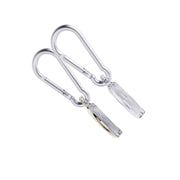 EvoPop - Apple AirTag Case Bundle (x2) - Gold & Clear