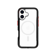 EvoPro - Apple iPhone 16 Case MagSafe Compatible - Clear/Black