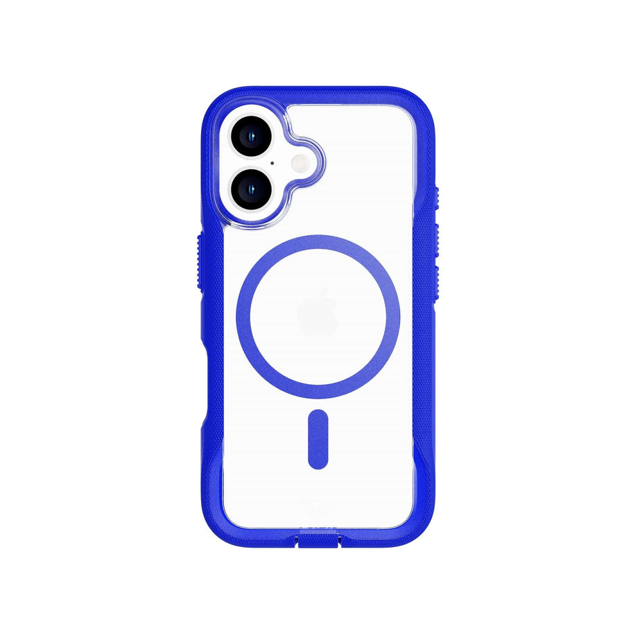 EvoPro - Apple iPhone 16 Case MagSafe Compatible - Clear/Blue