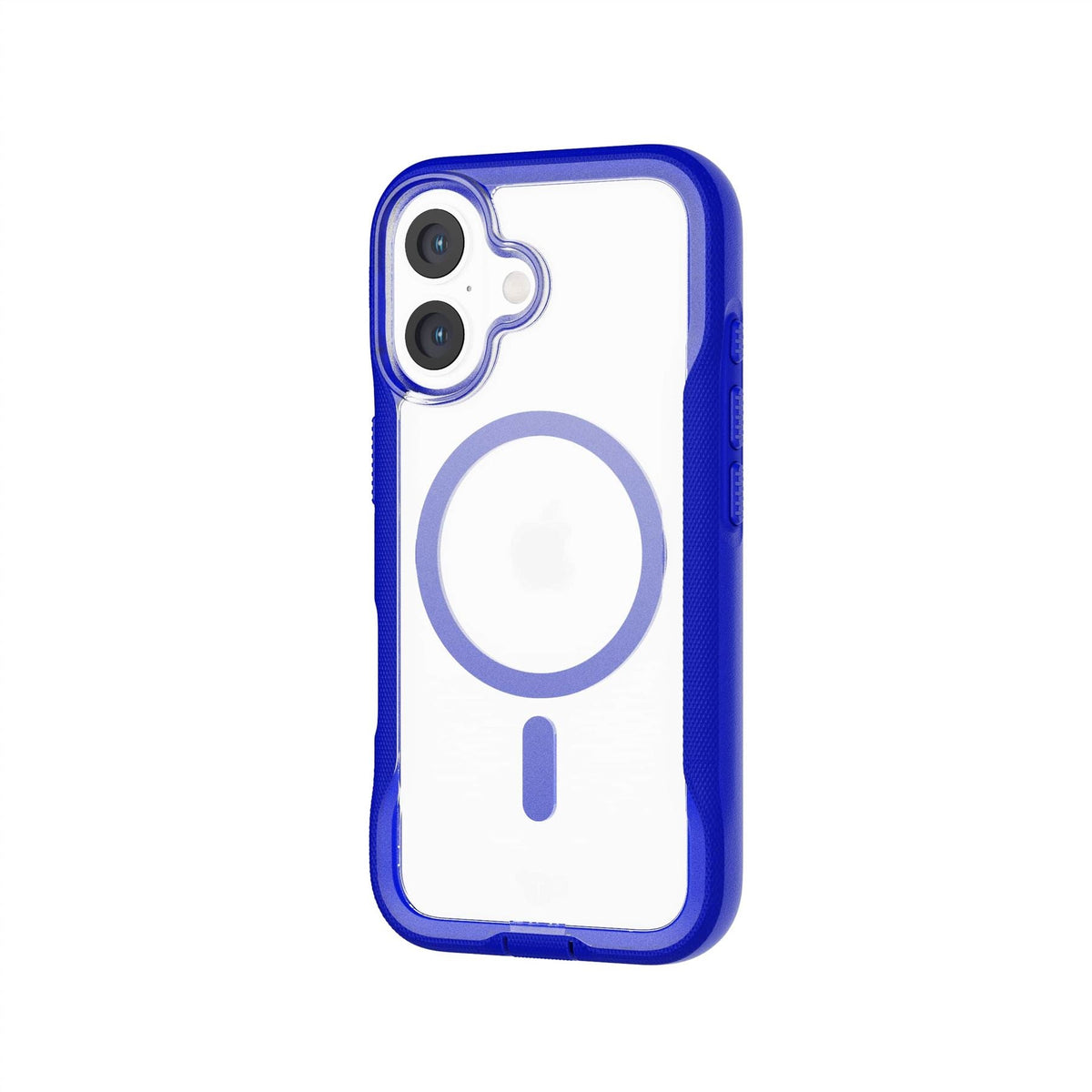 EvoPro - Apple iPhone 16 Case MagSafe Compatible - Clear/Blue