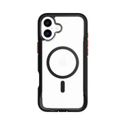 EvoPro - Apple iPhone 16 Plus Case MagSafe Compatible - Clear/Black