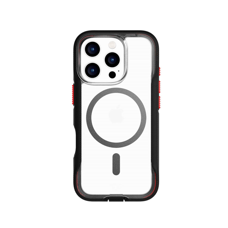 EvoPro - Apple iPhone 16 Pro Case MagSafe Compatible - Clear/Black