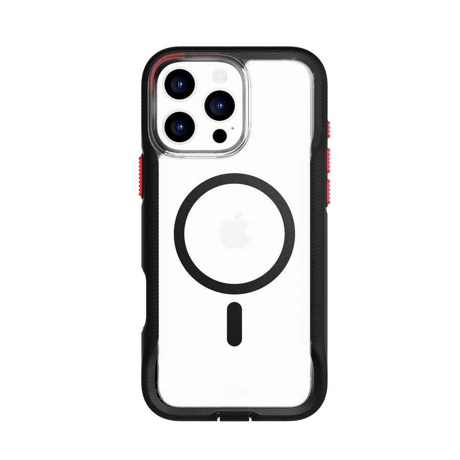 EvoPro - Apple iPhone 16 Pro Max Case MagSafe Compatible - Clear/Black