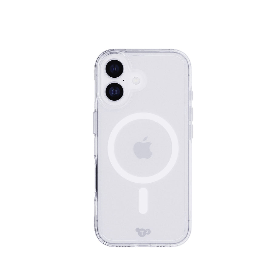 View of the back of the phone case from straight on with phone inside#color_clear