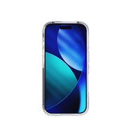 Straight-on view of front of phone case with phone inside and screen activated#color_clear