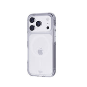 Three-quarter view of back of phone case with phone inside#color_clear