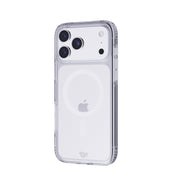 Three-quarter view of back of phone case with phone inside#color_clear