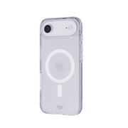 Three-quarter view of back of phone case with phone inside#color_clear