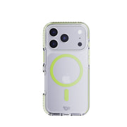 EvoCrystal Glow MagSafe - Apple iPhone 17 Pro Case - Green (Glow-In-The-Dark MagSafe ring)