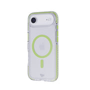 EvoCrystal Glow MagSafe - Apple iPhone Air Case - Green (Glow-In-The-Dark MagSafe ring)