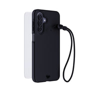 EvoLite + Tempered Glass + Lanyard - Samsung Galaxy A17/A17 5G 3-in-1 Bundle - Black