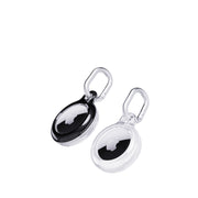 EvoPop - Apple AirTag Case Bundle (x2) - Black & Clear