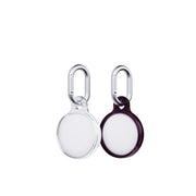 EvoPop - Apple AirTag Case Bundle (x2) - Cherry Lacquer & Clear