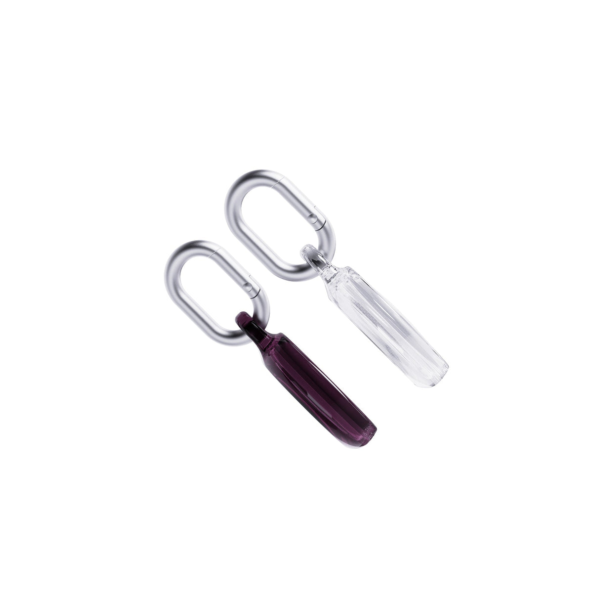 EvoPop - Apple AirTag Case Bundle (x2) - Cherry Lacquer & Clear