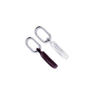 EvoPop - Apple AirTag Case Bundle (x2) - Cherry Lacquer & Clear