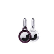 EvoPop - Apple AirTag Case Bundle (x2) - Cherry Lacquer & Clear