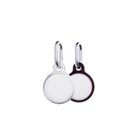 EvoPop - Apple AirTag Case Bundle (x2) - Cherry Lacquer & Clear