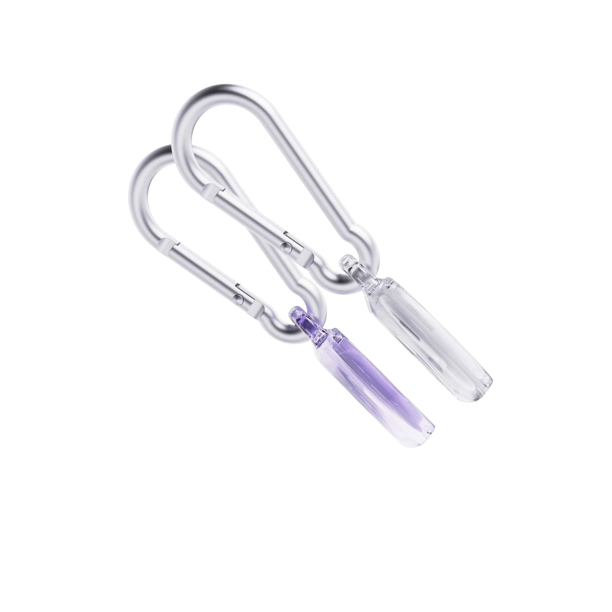 EvoPop - Apple AirTag Case Bundle (x2) - Diamond Dust & Clear