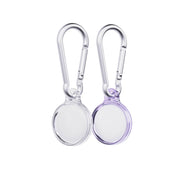 EvoPop - Apple AirTag Case Bundle (x2) - Diamond Dust & Clear