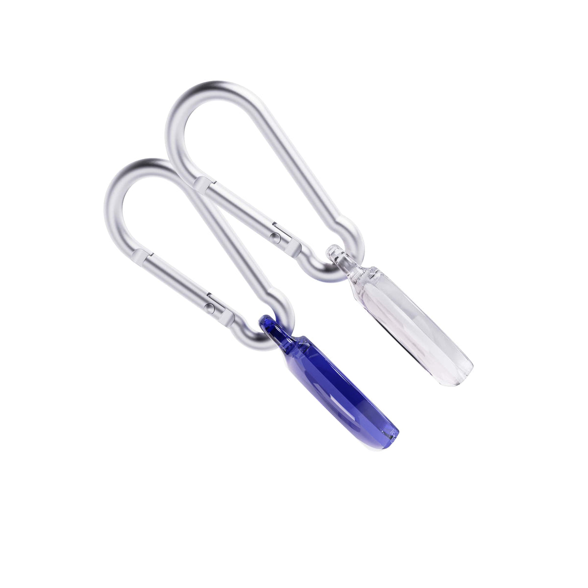 EvoPop - Apple AirTag Case Bundle (x2)  - Electric Blue & Clear