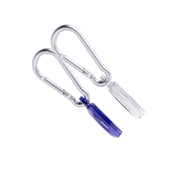 EvoPop - Apple AirTag Case Bundle (x2)  - Electric Blue & Clear