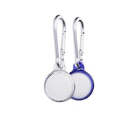 EvoPop - Apple AirTag Case Bundle (x2)  - Electric Blue & Clear