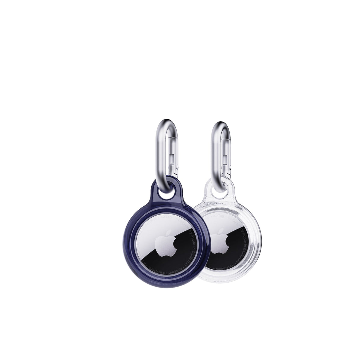 EvoPop - Apple AirTag Case Bundle (x2) - Future Dusk & Clear