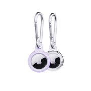 EvoPop - Apple AirTag Case Bundle (x2) - Holographic Purple & Clear