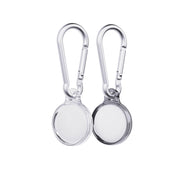 EvoPop - Apple AirTag Case Bundle (x2) - Space Grey & Clear