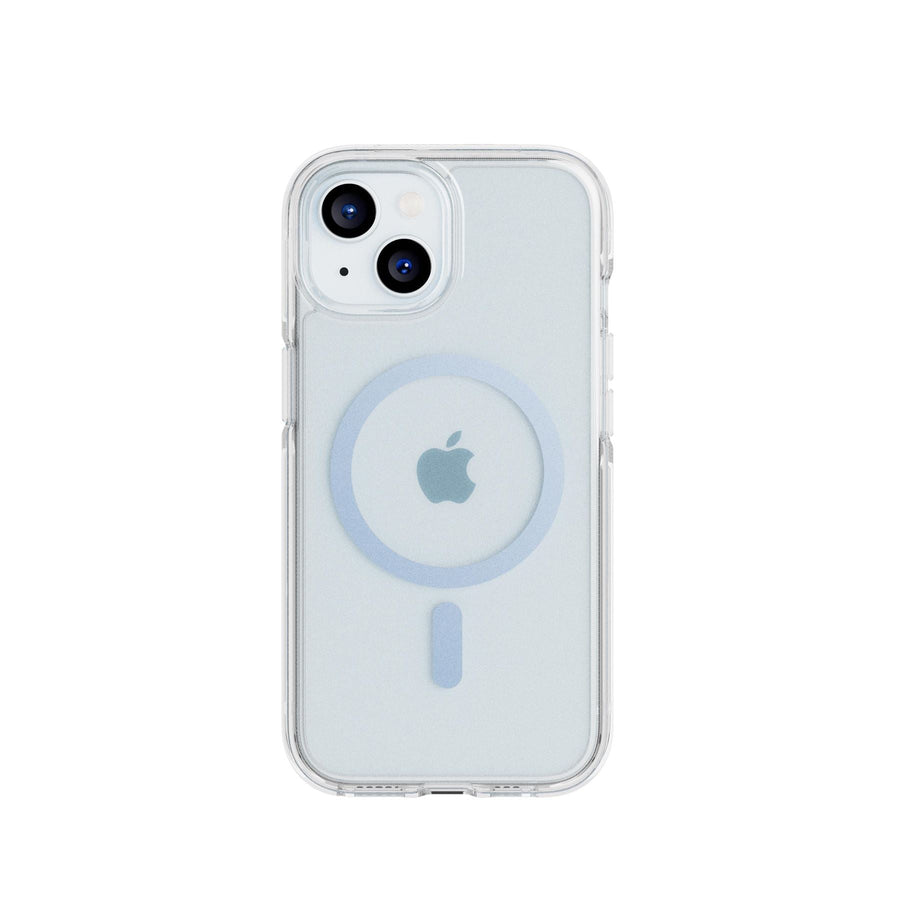 FlexQuartz MagSafe - Apple iPhone 17e/16e/15/14/13 Case - Clear/Blue