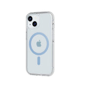 FlexQuartz MagSafe - Apple iPhone 17e/16e/15/14/13 Case - Clear/Blue