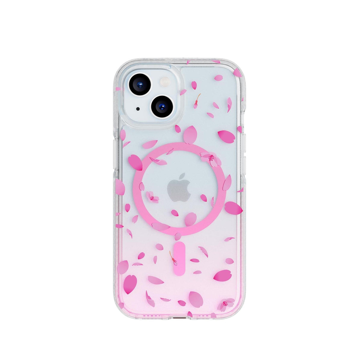 FlexQuartz MagSafe - Apple iPhone 17e/16e/15/14/13 Case - Cherry Blossom