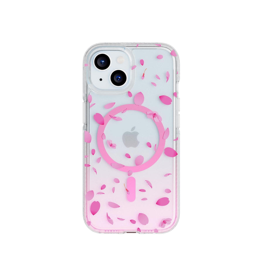 FlexQuartz MagSafe - Apple iPhone 17e/16e/15/14/13 Case - Cherry Blossom