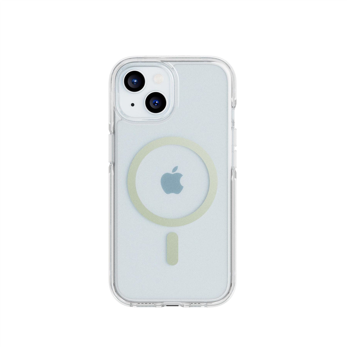 FlexQuartz MagSafe - Apple iPhone 17e/16e/15/14/13 Case - Clear/Green