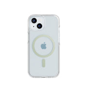 FlexQuartz MagSafe - Apple iPhone 17e/16e/15/14/13 Case - Clear/Green