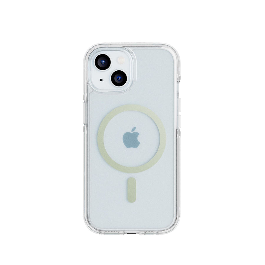 FlexQuartz MagSafe - Apple iPhone 17e/16e/15/14/13 Case - Clear/Green